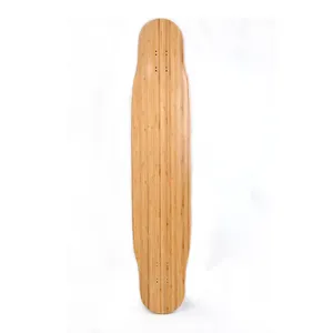 wholesale OEM uncut maple dancing blank bamboo Longboard Deck