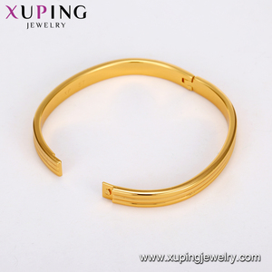 <span class=keywords><strong>Xuping</strong></span> 2019 offerta speciale di modo di 6 millimetri d'oro Indiano del braccialetto, semplice ed elegante design arabia saudita braccialetti dei monili - Product Image 4