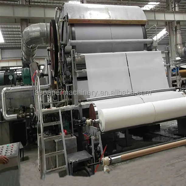 Teknis baru kecepatan Tinggi roll jumbo toilet/wajah/jaringan pembuatan kertas mesin dengan harga rendah