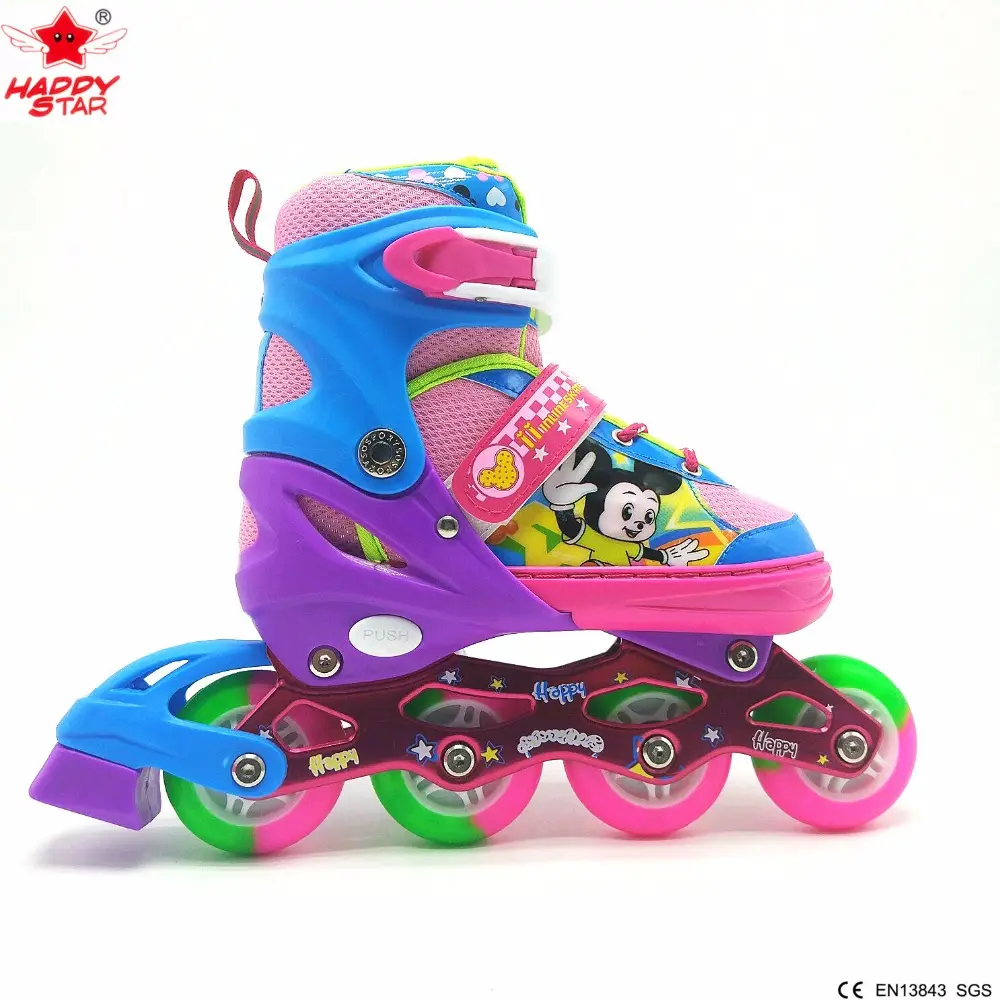 2022 인기있는 어린이 신발 바퀴 patines 인라인 스케이트 pu 바퀴 전문 사용자 정의 스케이트 신발
