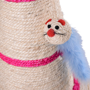 2015 nouveaux produits pour animaux de compagnie <span class=keywords><strong>sisal</strong></span> des griffes <span class=keywords><strong>du</strong></span> chat jouet coloré avec 2 horas répondit - Product Image 2