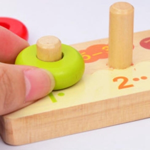 Jeu de comptage intelligent pour enfants, perles en bois, <span class=keywords><strong>abaque</strong></span>, pour compter, équilibre, haute qualité - Product Image 5
