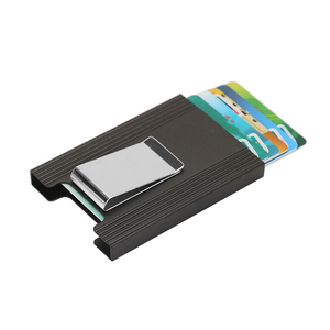 <span class=keywords><strong>Porta</strong></span> <span class=keywords><strong>carte</strong></span> di credito automatico con blocco RFID in alluminio - Product Image 2