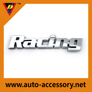 3d en plastique racing lettre chrome voiture logo <span class=keywords><strong>et</strong></span> <span class=keywords><strong>leurs</strong></span> <span class=keywords><strong>noms</strong></span> - Product Image 1