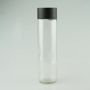 <span class=keywords><strong>Bouteille</strong></span> <span class=keywords><strong>en</strong></span> <span class=keywords><strong>verre</strong></span> de 500 ml de forme cylindrique pour boisson, <span class=keywords><strong>bouteille</strong></span> d'eau <span class=keywords><strong>Voss</strong></span> avec bouchon à vis <span class=keywords><strong>en</strong></span> plastique - Product Image 2