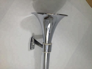 סופר רם 64cm 120DB 12V/24V יחיד חשמלי אוויר הורן עם אלקטרוני סולנואיד שסתום משאית סירת אוטובוס