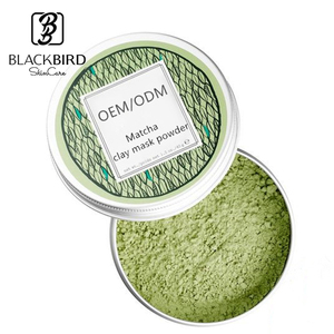 Skin Care Green Tea <span class=keywords><strong>Mud</strong></span> <span class=keywords><strong>Powder</strong></span> Facemask Natural Matcha Clay <span class=keywords><strong>Powder</strong></span> Mask - Product Image 2
