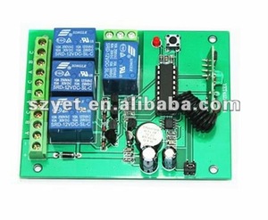 2 CH 315 MHz DC 12 V RF Wireless Remote Control Controller/Relay Beralih/<span class=keywords><strong>Transmitter</strong></span> dan <span class=keywords><strong>Receiver</strong></span> YET412ACE - Product Image 3