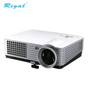 Kerst 1080P Smart Interactieve Multimedia Goedkope Home Theater Led Projector