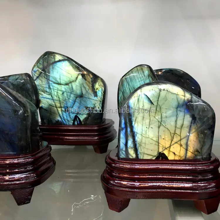 Vendita calda di Prezzi Labradorite Lucido Pietra Semi Preziosa Gemma