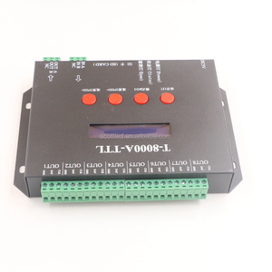 Sekiz port çıkışı destekleyebilir her liman 512-1024 piksel T8000A LED denetleyici rgb LEd piksel kontrol - Product Image 3
