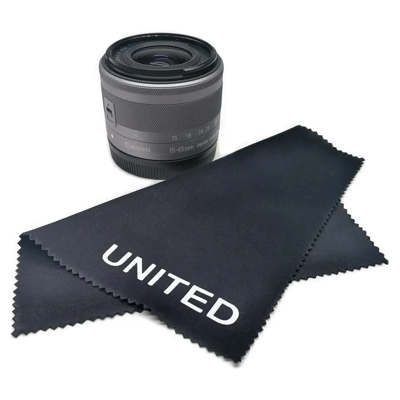 Custom Silk Screen Printed Microfiber Lens Cleaning Cloth For Camera