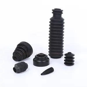 Tiny Mini Small rubber flexible flat bellows supplier