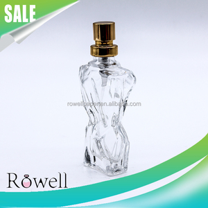 Botella de cristal de <span class=keywords><strong>perfume</strong></span> con forma de cuerpo para mujer, única, 15ml, botella vacía de fragancia con pulverizador - Product Image 2