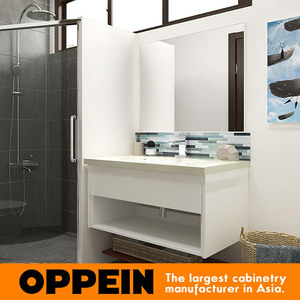 Tocadores de baño blancos impermeables pequeños de decoración moderna para el hogar - Product Image 5