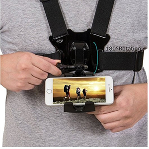 Điện Thoại di động Ngực Núi Harness Dây Đeo Chủ Điện Thoại Di Động <span class=keywords><strong>Clip</strong></span> hành động Máy Ảnh POV đối với Samsung <span class=keywords><strong>iphone</strong></span> cộng với - Product Image 3
