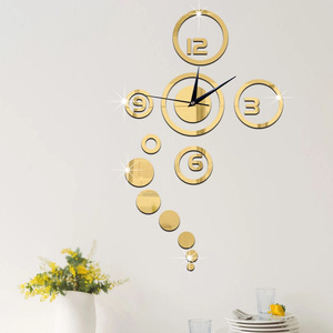 UCHOME Nuovi prodotti Acrilico 3d Autoadesivo Autoadesivi Della <span class=keywords><strong>Parete</strong></span> Della Decorazione Della Casa <span class=keywords><strong>Specchio</strong></span> <span class=keywords><strong>Orologio</strong></span> <span class=keywords><strong>Da</strong></span> <span class=keywords><strong>Parete</strong></span> di Grandi Dimensioni Still Life Soggiorno - Product Image 4