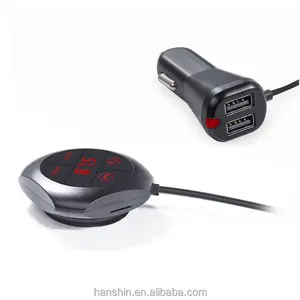 High Quality Q7S BT Car Kit Handsfree Car Mp3 Player FM radio Transmitter with Daul USB Car Charger