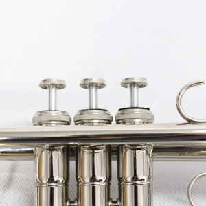 <span class=keywords><strong>Trompette</strong></span> professionnelle en cuivre nickelé standard OEM, tonalité Bb, <span class=keywords><strong>trompette</strong></span> en acier inoxydable bon marché, corps en laiton Bb - Product Image 3