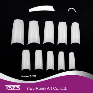 Forma cuadrada Natural francés única extremidades del clavo <span class=keywords><strong>las</strong></span> uñas artificiales - Product Image 1