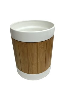 Ceramica con accessori per il <span class=keywords><strong>bagno</strong></span> in bambù <span class=keywords><strong>Set</strong></span> da <span class=keywords><strong>bagno</strong></span> classico per la decorazione della casa - Product Image 2