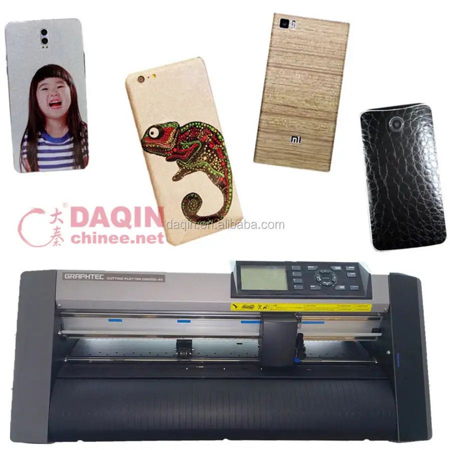 Con Daqin impresora de software de diseño de pegatinas móviles 3D para la piel del teléfono móvil
