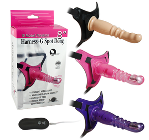 8/8.5/9 Zoll langer Silikon riemen am <span class=keywords><strong>Dildo</strong></span> Super weicher vibrierender <span class=keywords><strong>Dong</strong></span>-Riemen am Penis höschen geschirr Schwanz für weibliche Lesben - Product Image 3