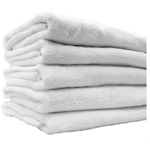 COTTON PLAIN BATH TOWEL 24X48 - White