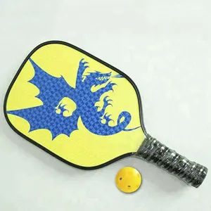 China Cheap OEM ODM pickleball paddle with high quality and professional carbon fiber polymer cellular