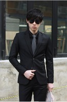 Mode 9 couleurs hommes Slim Fit costumes grande taille XS- 4XL deux Botton hommes costumes de mariage avec pantalon et cravate affaires hommes vêtements de cérémonie