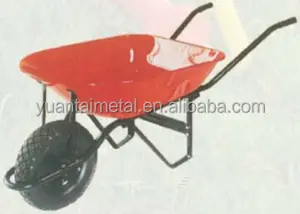 Metal Wheelbarrows 150kg Loading 75L Metal Tray WB7400 WB7400R Wheelbarrow