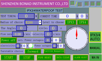 Probador de cámara ip, impermeable, IPX3, IPX4, IEC60529