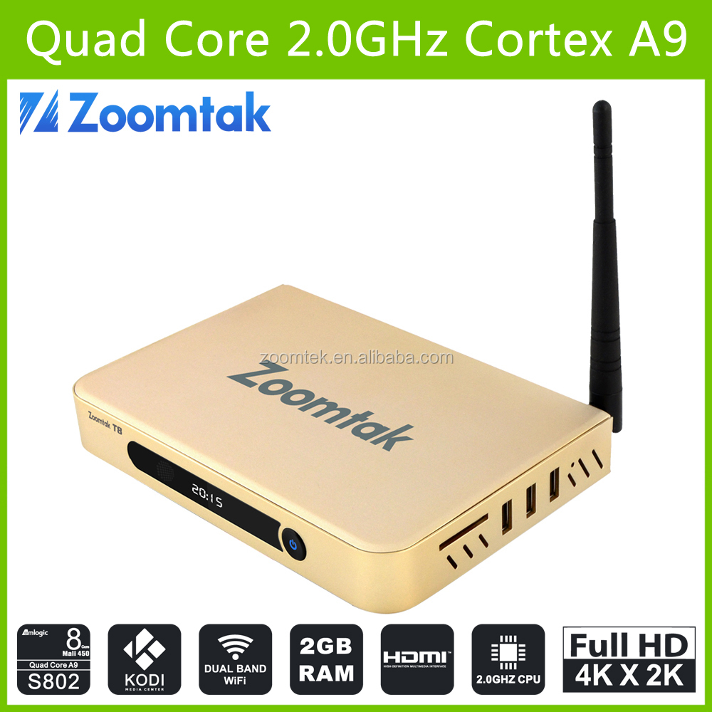 2015 android tv box quad core amlogic s802 internet decodificador de tv kodi android tv box