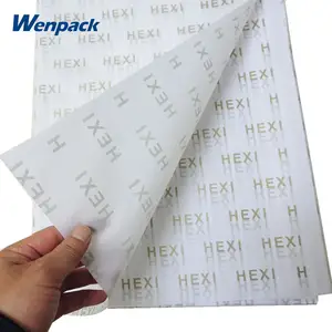 Kişiselleştirilmiş markalı hediye özel baskı sarma pamuk ambalaj ipek giyim doku kağıt logo ile