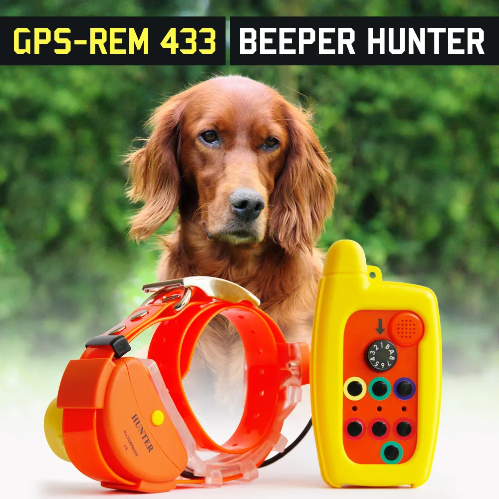 Localizador remoto para perros con collar rastreador gps