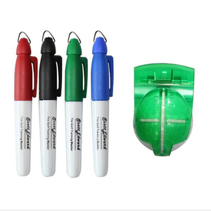 <strong>Black</strong> Mini <strong>Permanent</strong> <strong>Marker</strong> With Cap Clip Keychain - Product Image 5