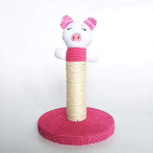 Grosir Kustom Lucu Kecil Kucing Pohon Gaya Kartun Kucing Scratcher Mainan Sisal Menggaruk Pos - Product Image 4