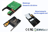 Lector/Grabador USB de Chip EMV OEM Singular con Software, Certificación CE/FCC, SCR35M, Plug-and-Play, Multiprotocolo, para KIOSK