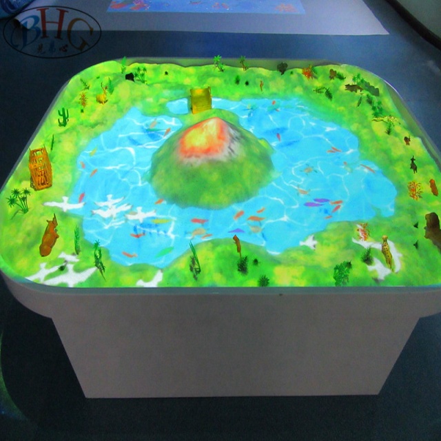 Парк развлечений, интерактивные детские напольные игры, AR Интерактивная Волшебная песчаная коробка, настольная игра