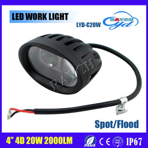 4 <span class=keywords><strong>pulgadas</strong></span> 4D lente <span class=keywords><strong>20</strong></span> W 2000lm LLEVÓ la Luz del Trabajo del coche <span class=keywords><strong>led</strong></span> de conducción Campo A Través de Luz para suv - Product Image 2