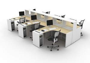 Modern 6 koltuk Açık Ofis Iş Istasyonu/Lineer offlce bölümü (SZ-WS071) - Product Image 6