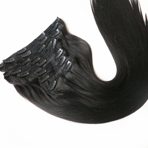 Xuchang Harmony Tóc 1 Bộ 22Inch 320Gram Màu Sắc Tự Nhiên Remy Phần Mở Rộng Tóc Đôi Rút Ra <span class=keywords><strong>Clip</strong></span> Trên Thực Sự Con Người Tóc - Product Image 6