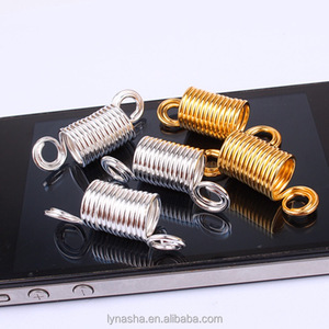 2018 nuevo de oro y plata de metal de tubo anillo dreadlock cuentas pelo cuentas <span class=keywords><strong>para</strong></span> <span class=keywords><strong>rastas</strong></span> ajustable trenza de pelo brazalete clips - Product Image 3