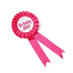 Custom Cheap Personalised Printing Award Ribbon Rosette