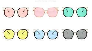 2019 de alta calidad de moda de las mujeres Plaza ojo de <span class=keywords><strong>gato</strong></span> espejo <span class=keywords><strong>gafas</strong></span> de sol personalizadas - Product Image 6