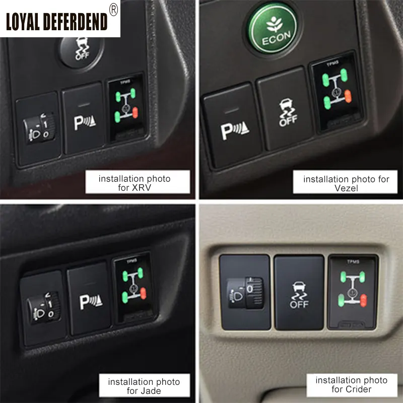 Система мониторинга давления в шинах OBD TPMS без датчиков в режиме реального времени для Honda Odysee Avancier URV CRV 10th Cvic Elysion Spirior