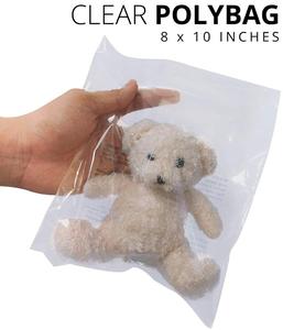 clear Poly <strong>Bag</strong> with Suffocation Warning - 6x9, 8x10, 9x12, 11x14 - Self Adhesive Seal - Product Image 4