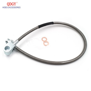 -3 3AN AN3 Copertura IN PVC Trasparente In Acciaio Inox Intrecciato Flessibile t eflon PTFE <span class=keywords><strong>tubo</strong></span> flessibile Del <span class=keywords><strong>Freno</strong></span> - Product Image 4