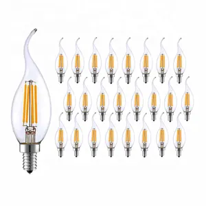 E14 220V LED Lamp C35T LED Dimmable Filament Candle Bulbs led電球フィラメントライト