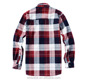 Camisas de Franela a <span class=keywords><strong>Cuadros</strong></span> para Hombre, Camisas Casuales de Algodón <span class=keywords><strong>con</strong></span> Botones <span class=keywords><strong>Rojos</strong></span> y Negros, <span class=keywords><strong>Camisa</strong></span> Entallada a <span class=keywords><strong>Cuadros</strong></span> para Hombre - Product Image 3